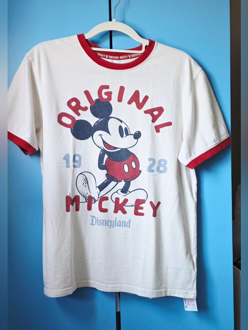 Disney Park Original Mickey 1928 Ringer Tee | Size S